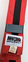 Martial Arts / MMA Belt by Macho - Size: 2/160 ~ Red with Black Stripe - $6.93 CAD