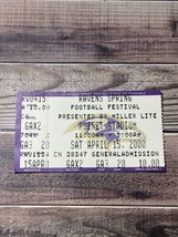 2000 Baltimore Ravens NFL Football Festival Ticket Stub PSINET Stadium - £3.98 GBP