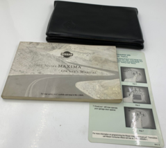 2001 Nissan Maxima Owners Manual Handbook Set with Case OEM G04B09056 - $24.74