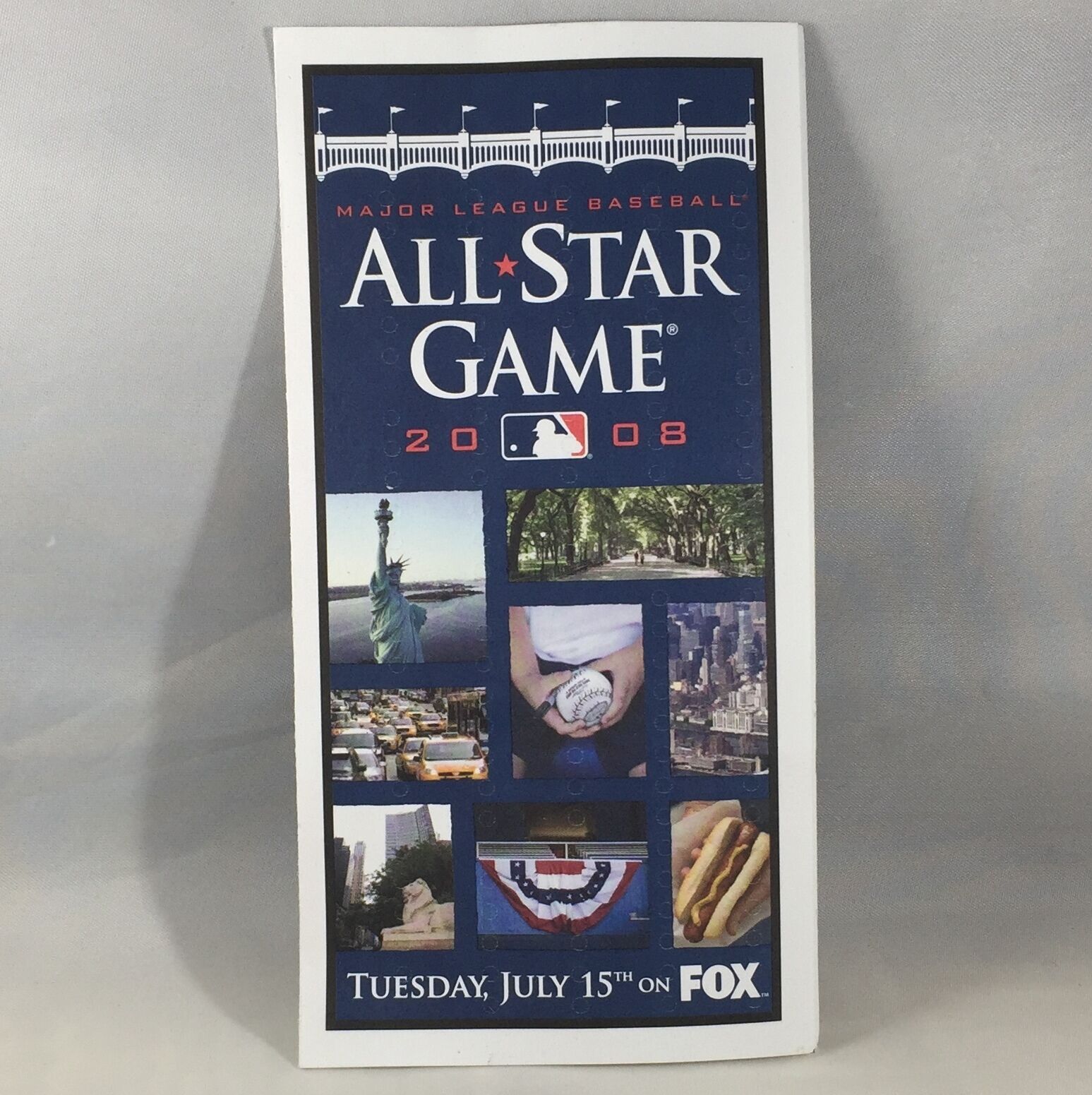 MLB 2008 All Star Game Ballot OLD NEW YORK YANKEES STADIUM - $0.95