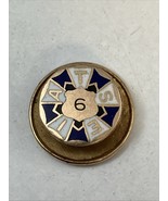 IATSE Local Union 6 Stagehand Union Logo Lapel Hat Pin Tests As 10K Gold - $1,657.77 MXN