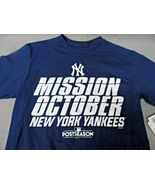 MLB Men&#39;s NY Yankees Mission Post Season T Shirt  - £13.37 GBP