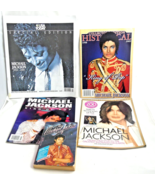 Michael Jackson Collection: 4 Magazines and 1 Book Michael Exc. Conditon... - $49.45
