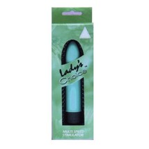 LADYS CHOICE 5 INCH PLASTIC VIBRATOR GREEN - $264.68 MXN