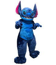 Stitch with fiber glass head Mascot Costume Animal Character Cosplay Hal... - $650.00