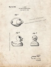 Rubber Duck Patent Print - Old Look - £6.35 GBP+