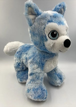 Build A Bear Blue Blast Husky Plush Dog 14&quot; Stuffed puppy Limited Edition - $13.61