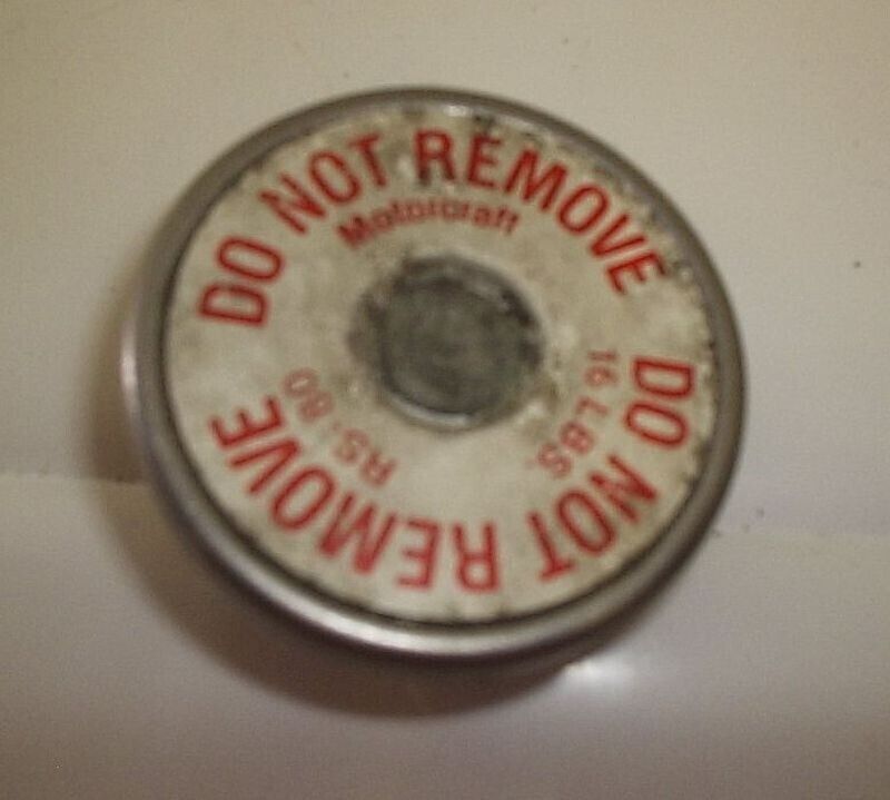 1991 Lincoln Continental 3.8L Radiator Cap - $1.88