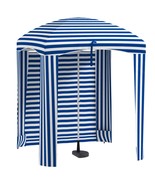 Beach Umbrella: 5.9&#39; Cabana w/ Walls - $130.99