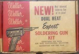 Weller Dual Heat Stain Glass Soldering Gun Kit In Box Solder,Brush, Pin,... - £90.11 GBP
