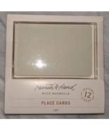 Hearth Hand Magnolia 60 Place Cards 12/box X5 Ivory Embossed Party Weddi... - $22.74