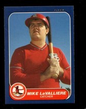 1986 Fleer Update #U-65 Mike Lavalliere Nmmt (Rc) Cardinals *X90977 - £2.69 GBP