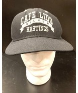 Vintage Cafe Lido Silver Hastings Hat Snapback Rare 90s Delong Logo Cap ... - $18.69