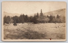 RPPC View Of The New Hampshire Landscape Mountains Real Photo Postcard Q30 - £6.90 GBP