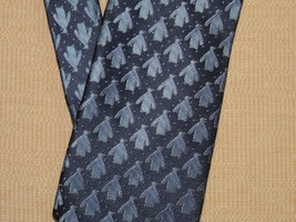 Nature Conservancy Artic Collection Neck Tie/Necktie Silk blue penguin 5... - $18.36 CAD