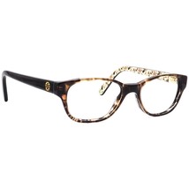 Tory Burch Eyeglasses TY 2031 3154 Yellow Tortoise/Black Batik 49[]17 135 - $2,236.60 MXN