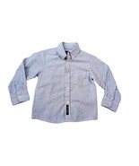 Toddler Boys Salty Dog 4T Blue Pinstripe Button-up Shirt EXCELLENT Condi... - $138.61 MXN