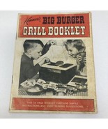 RARE ORIGINAL VINTAGE KENNER&#39;S BIG BURGER GRILL BOOKLET - £11.04 GBP