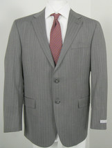 NEW $1495 Hickey Freeman Gray Pinstripe Suit!  42 Long  Lindsey Model  USA Made - £478.50 GBP
