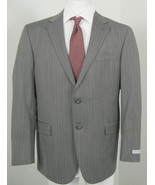NEW $1495 Hickey Freeman Gray Pinstripe Suit!  42 Long  Lindsey Model  U... - £479.00 GBP