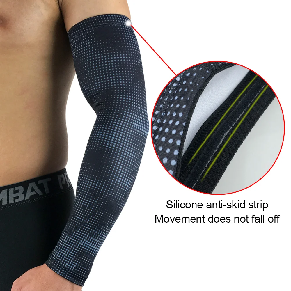 Sporting 1Pc Cooling UV Protection Sun arm Sleeves Long Arm Cover Warmers for Me - £23.45 GBP