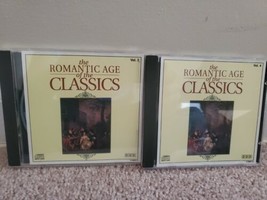 Lot of 2 Romantic Age of the Classics CDs: Vol. 3 and Vol. 4 - $8.54