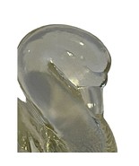 Swan Figurine Clear Glass Bird Birds 3&quot; x 3&quot; x 2&quot; Collectibles Swans Gifts - £7.03 GBP