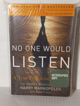 No One Would Listen: A True Financial Thriller Book - Signed - Free Shipping - £19.98 GBP