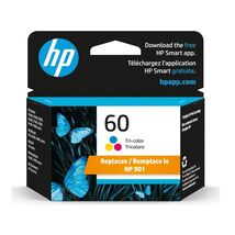 HP 60 Tri-color Ink Cartridge | Works with Printers - $13.85