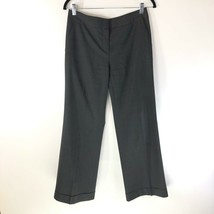 Lafayette 148 New York Womens Dress Career Pants Gray Wool Blend Pockets 2 - £15.00 GBP