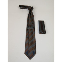 Men's Tie/Hankie Set Soft Microfiber Silky Vito Rofolo by J.Valintin VTR-67 image 2