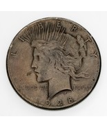 1928 Argent Paix Dollar En Très Fin VF État , Tons Sur Deux Côtés - €272,26 EUR