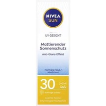 Nivea Sun Shine Control Face Cream Spf 30 UVA/UVB Protection 50ml-FREE Shipping - $22.76