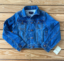 lucky brand NWT $59.50 Girl’s Button up denim jacket size M blue K2 - £21.36 GBP