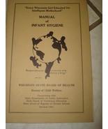 Vintage 1930&#39;s &quot; Manuel De Enfant Hygiène &quot; Wisconsin État Carte De Sant... - $53.16 CAD