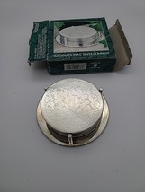 International Silver Co. Plated 7 Piece Coaster Set Coasters Holder With... - $20.00