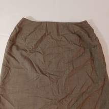 Jones New York Women's Brown Wool Blend Lined Pencil Pull-On Skirt Size 12 image 6
