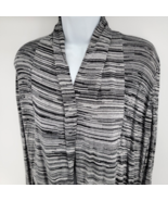 Express Open Wrap Womens Sweater Size L Gray - £13.19 GBP
