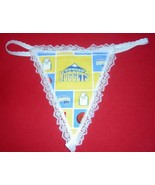 New Womens DENVER NUGGETS Basketball Gstring Thong Lingerie Nba Underwear - €17,36 EUR