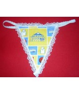 New Womens DENVER NUGGETS Basketball Gstring Thong Lingerie Nba Underwear - £14.88 GBP