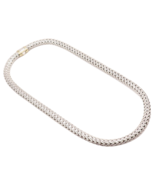 18K Gold 925 Sterling Silver Vintage Necklace JOHN HARDY Designer Woven  NE4298 - $676.38