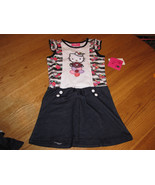 Girls Youth Hello Kitty 4 HK5701900 HK Fltr Sleev Dress W/ Embroidering ... - £8.13 GBP