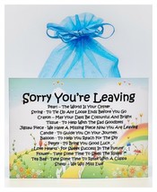 Sorry You&#39;re Leaving Survival Kit NEW -Unique Fun Novelty Gift &amp; Card All In One - £6.59 GBP