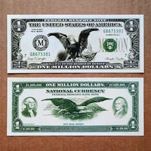 MILLION DOLLAR BILL FUNNY PLAY MONEY NOVELTY FOR VISION BOARD - $4.44+