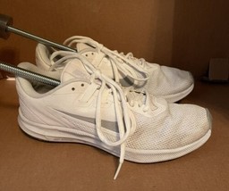 Nike Downshifter 9 Women Size 7 White Athletic Running Shoe Sneakers AQ7... - $32.99