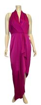 NWT Alex Marie Fuchsia Sleeveless High Low Front Split Long Dress Size 10 - €105,83 EUR