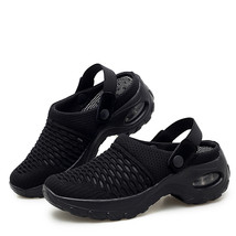 Outdoor Slippers Women Walking Shoes Mules Clogs For Women Air Cushion Platform  - £27.58 GBP