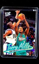 1996 1996-97 Fleer Ultra #182 Terry Mills Detroit Pistons Basketball Card - £1.56 GBP