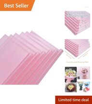Elegant 20 Pcs Pink Flower Wrapping Paper - 23x23 Inch for Stunning Arra... - $17.77