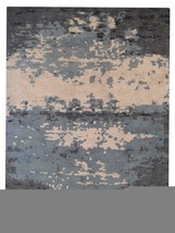 Glitzy Rugs UBSN00805K0000A15 8 x 10 ft. Hand Knotted Wool Contemporary Rectangl - £325.45 GBP